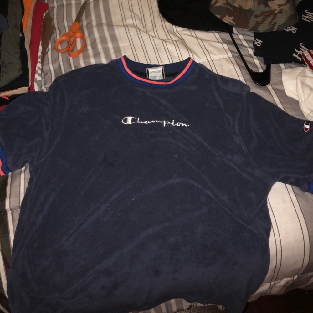 champion fuzzy shirt